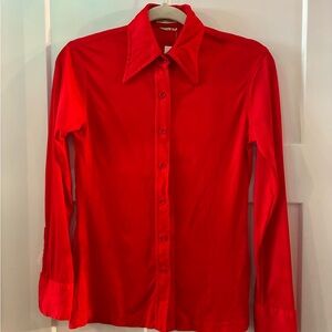 The Limited Vibrant Red Button Down Shirt